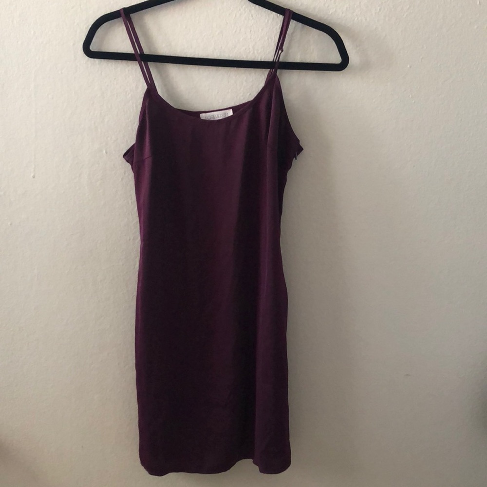 Mulberry Satin mini dress size L.